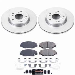PowerStop Z23 Daily Driver Evolution Coated Brake Upgrade Kits for 2013-2017 ACCORD, 2013-2014 FIT, 2013 ILX - CPK6490-23
