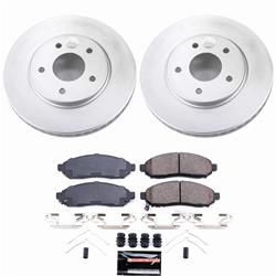 PowerStop Z23 Daily Driver Evolution Coated Brake Upgrade Kits for 2015-2018 CITY EXPRESS, 2011-2014 LEAF, 2013-2021 NV200 - CPK6492-23