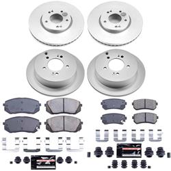 PowerStop Z23 Daily Driver Evolution Coated Brake Upgrade Kits for 2012-2016 SPORTAGE - CPK6511-23