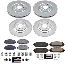 PowerStop Z23 Daily Driver Evolution Coated Brake Upgrade Kits for 2014-2015 CHEROKEE - CPK6541-23