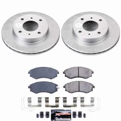 PowerStop Z23 Daily Driver Evolution Coated Brake Upgrade Kits for 1996-1998 240SX, 2000-2006 SENTRA - CPK656-23