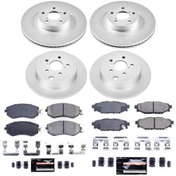 PowerStop Z23 Daily Driver Evolution Coated Brake Upgrade Kits for 2016-2017 CROSSTREK, 2014-2018 FORESTER, 2013-2015 XV CROSSTREK - CPK6762-23