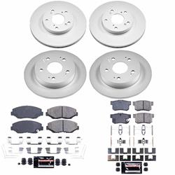 PowerStop Z23 Daily Driver Evolution Coated Brake Upgrade Kits for 2013-2015 CIVIC, 2014-2015 ILX - CPK6781-23