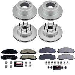 PowerStop Z23 Daily Driver Evolution Coated Brake Upgrade Kits for 2012-2022 F-250 SUPER DUTY, 2013-2022 F-350 SUPER DUTY - CPK6820-23