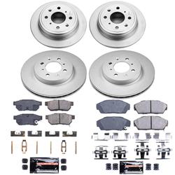 PowerStop Z23 Daily Driver Evolution Coated Brake Upgrade Kits for 1992-1993 CIVIC, 1990-1993 INTEGRA - CPK689-23
