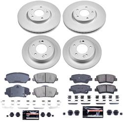 PowerStop Z23 Daily Driver Evolution Coated Brake Upgrade Kits for 2014-2016 FORTE KOUP, FORTE5 - CPK6934-23
