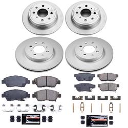 PowerStop Z23 Daily Driver Evolution Coated Brake Upgrade Kits for 1994-1997 CIVIC DEL SOL - CPK695-23