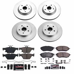 PowerStop Z23 Daily Driver Evolution Coated Brake Upgrade Kits for 2015-2019 LEGACY, OUTBACK, 2016-2021 WRX - CPK7028-23
