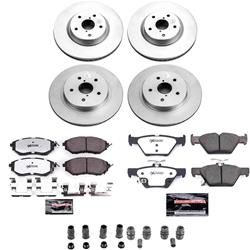 PowerStop - Brake Rotor and Pad Combos for 2015-2019 LEGACY, OUTBACK, 2016-2021 WRX - CPK7028-26