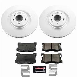 PowerStop Z23 Daily Driver Evolution Coated Brake Upgrade Kits for 2015-2016 GENESIS, 2016-2017 K900 - CPK7030-23