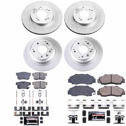 PowerStop Z23 Daily Driver Evolution Coated Brake Upgrade Kits for 1996-1999 OASIS, 1995-1998 ODYSSEY, 1996-1998 RL - CPK705-23