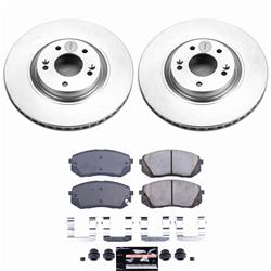 PowerStop Z23 Daily Driver Evolution Coated Brake Upgrade Kits for 2014-2016 CADENZA, 2015 SONATA, 2015-2017 TUCSON - CPK7083-23