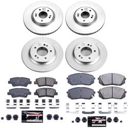 PowerStop Z23 Daily Driver Evolution Coated Brake Upgrade Kits for 2014-2016 CADENZA, 2015 SONATA - CPK7114-23