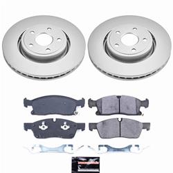 PowerStop Z23 Daily Driver Evolution Coated Brake Upgrade Kits for 2021-2026 DURANGO, 2016-2021 GRAND CHEROKEE, 2022 GRAND CHEROKEE WK - CPK7133-23