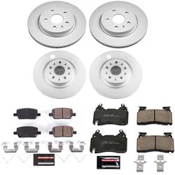 PowerStop Z23 Daily Driver Evolution Coated Brake Upgrade Kits for 2016-2018 CT6 - CPK7292-23