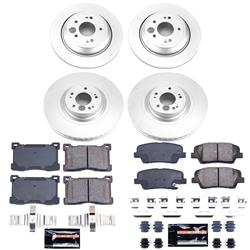 PowerStop Z23 Daily Driver Evolution Coated Brake Upgrade Kits for 2012-2016 EQUUS, 2015-2017 K900 - CPK7342-23