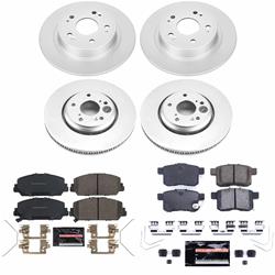 PowerStop Z23 Daily Driver Evolution Coated Brake Upgrade Kits for 2016-2017 ACCORD - CPK7348-23