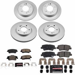 PowerStop Z23 Daily Driver Evolution Coated Brake Upgrade Kits for 2017-2020 ELANTRA - CPK7385-23