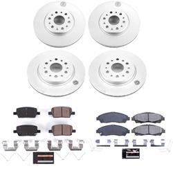 PowerStop Z23 Daily Driver Evolution Coated Brake Upgrade Kits CPK7410-23