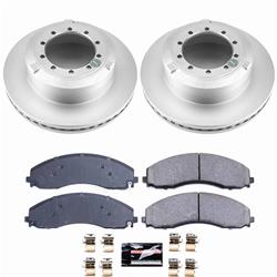 PowerStop Z23 Daily Driver Evolution Coated Brake Upgrade Kits for 2017-2022 F-450 SUPER DUTY, F-550 SUPER DUTY, 2020-2022 F-600 SUPER DUTY - CPK7424-23