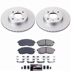 PowerStop Z23 Daily Driver Evolution Coated Brake Upgrade Kits for 1993-2001 ALTIMA, 1999-2002 G20, 2000-2006 SENTRA - CPK749-23