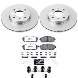 PowerStop - Brake Rotor and Pad Combos for 1993-2001 ALTIMA, 1999-2002 G20, 2000-2006 SENTRA - CPK749-26