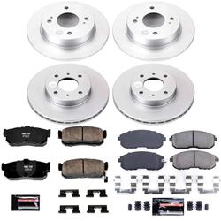 PowerStop Z23 Daily Driver Evolution Coated Brake Upgrade Kits for 1993-2001 ALTIMA, 1999-2001 G20, 2000-2001 SENTRA - CPK750-23