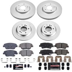 PowerStop Z23 Daily Driver Evolution Coated Brake Upgrade Kits for 2014-2016 OPTIMA - CPK7504-23
