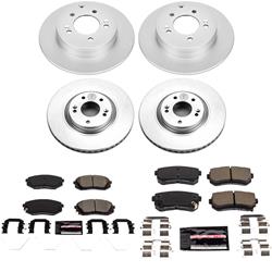 PowerStop Z23 Daily Driver Evolution Coated Brake Upgrade Kits for 2016-2018 OPTIMA, SONATA - CPK7510-23
