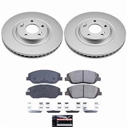PowerStop Z23 Daily Driver Evolution Coated Brake Upgrade Kits for 2017-2018 SANTA FE, 2019 SANTA FE XL - CPK7513-23