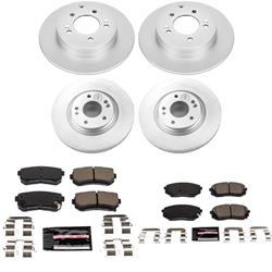 PowerStop Z23 Daily Driver Evolution Coated Brake Upgrade Kits for 2016-2020 OPTIMA, 2016-2019 SONATA - CPK7522-23