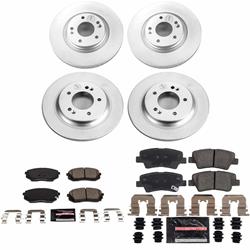 PowerStop Z23 Daily Driver Evolution Coated Brake Upgrade Kits for 2018-2019 OPTIMA, 2016-2019 SONATA - CPK7523-23