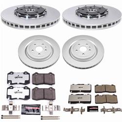 PowerStop Z26 Street Warrior Coated Brake Upgrade Kits for 2017-2024 CAMARO, 2016-2019 CTS - CPK7563-26