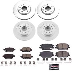 PowerStop Z23 Daily Driver Evolution Coated Brake Upgrade Kits for 2018-2021 EQUINOX, 2019 LACROSSE, 2021 TERRAIN - CPK7564-23