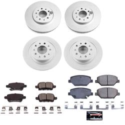 PowerStop Z23 Daily Driver Evolution Coated Brake Upgrade Kits for 2018-2021 EQUINOX, 2019 LACROSSE, 2021 TERRAIN - CPK7565-23