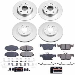 PowerStop Z23 Daily Driver Evolution Coated Brake Upgrade Kits for 2016-2021 CIVIC - CPK7574-23