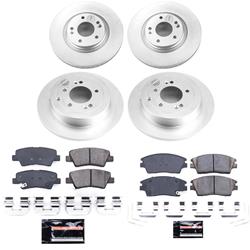 PowerStop Z23 Daily Driver Evolution Coated Brake Upgrade Kits for 2017-2022 SPORTAGE, 2016-2018 TUCSON - CPK7581-23