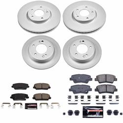 PowerStop Z23 Daily Driver Evolution Coated Brake Upgrade Kits for 2017-2018 FORTE5, 2017 VELOSTER - CPK7583-23