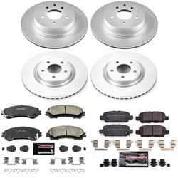 PowerStop Z23 Daily Driver Evolution Coated Brake Upgrade Kits for 2016-2017 QX50, 2023-2025 Z - CPK7584-23