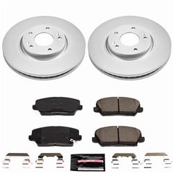 PowerStop Z23 Daily Driver Evolution Coated Brake Upgrade Kits for 2017-2018 FORTE5, 2016-2017 VELOSTER - CPK7673-23