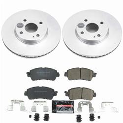 PowerStop Z23 Daily Driver Evolution Coated Brake Upgrade Kits for 2016 IA, 2019-2020 YARIS, 2017-2018 YARIS IA - CPK7700-23