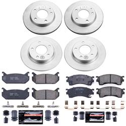 PowerStop Z23 Daily Driver Evolution Coated Brake Upgrade Kits for 1993-1997 MAZDA 626, MX-6, PROBE - CPK783-23