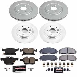 PowerStop Z23 Daily Driver Evolution Coated Brake Upgrade Kits for 2017-2025 PACIFICA, 2020-2024 VOYAGER - CPK7841-23