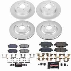 PowerStop Z23 Daily Driver Evolution Coated Brake Upgrade Kits for 2007-2010 ALTIMA - CPK7865-23