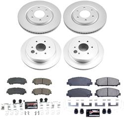 PowerStop Z23 Daily Driver Evolution Coated Brake Upgrade Kits for 2017-2024 TITAN - CPK7866-23