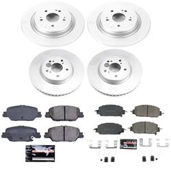 PowerStop Z23 Daily Driver Evolution Coated Brake Upgrade Kits for 2017-2025 CR-V - CPK7873-23