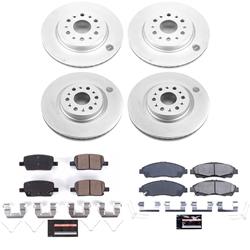 PowerStop Z23 Daily Driver Evolution Coated Brake Upgrade Kits for 2018-2020 ENCLAVE, 2017-2020 XT5, 2020 XT6 - CPK7909-23
