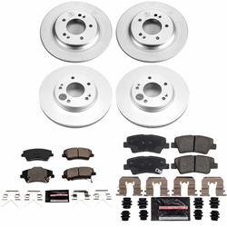 PowerStop Z23 Daily Driver Evolution Coated Brake Upgrade Kits for 2017-2022 IONIQ, 2018-2022 NIRO - CPK7928-23