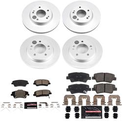 PowerStop Z23 Daily Driver Evolution Coated Brake Upgrade Kits for 2017-2022 IONIQ, NIRO - CPK7929-23