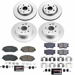PowerStop Z23 Daily Driver Evolution Coated Brake Upgrade Kits for 2018-2020 CAMRY - CPK7931-23